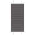 Vidaxl plissé rolgordijn 60x150 cm stofbreedte 59,4 cm polyester zwart
