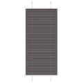 Vidaxl plissé rolgordijn 65x150 cm stofbreedte 64,4 cm polyester zwart