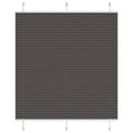 Vidaxl plissé rolgordijn 115x150cm stofbreedte 114,4cm polyester zwart