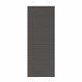 Vidaxl plissé rolgordijn 70x200 cm stofbreedte 69,4 cm polyester zwart
