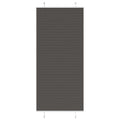 Vidaxl plissé rolgordijn 90x200 cm stofbreedte 89,4 cm polyester zwart