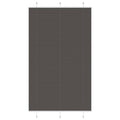Vidaxl plissé rolgordijn 115x200cm stofbreedte 114,4cm polyester zwart
