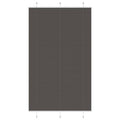 Vidaxl plissé rolgordijn 120x200cm stofbreedte 119,4cm polyester zwart