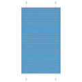 Vidaxl plissé rolgordijn 70x100 cm stofbreedte 69,4 cm polyester blauw