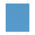 Vidaxl plissé rolgordijn 110x100cm stofbreedte 109,4cm polyester blauw