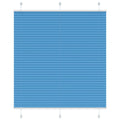 Vidaxl plissé rolgordijn 120x100cm stofbreedte 119,4cm polyester blauw
