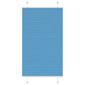 Vidaxl plissé rolgordijn 80x150 cm stofbreedte 79,4 cm polyester blauw