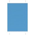 Vidaxl plissé rolgordijn 85x150 cm stofbreedte 84,4 cm polyester blauw