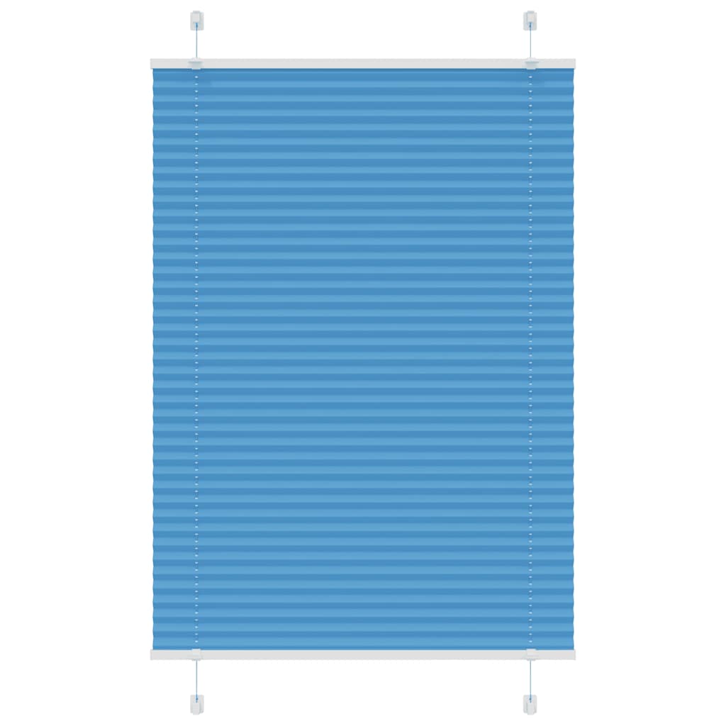 Vidaxl plissé rolgordijn 95x150 cm stofbreedte 94,4 cm polyester blauw