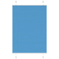 Vidaxl plissé rolgordijn 100x150 cm stofbreedte 99,4cm polyester blauw
