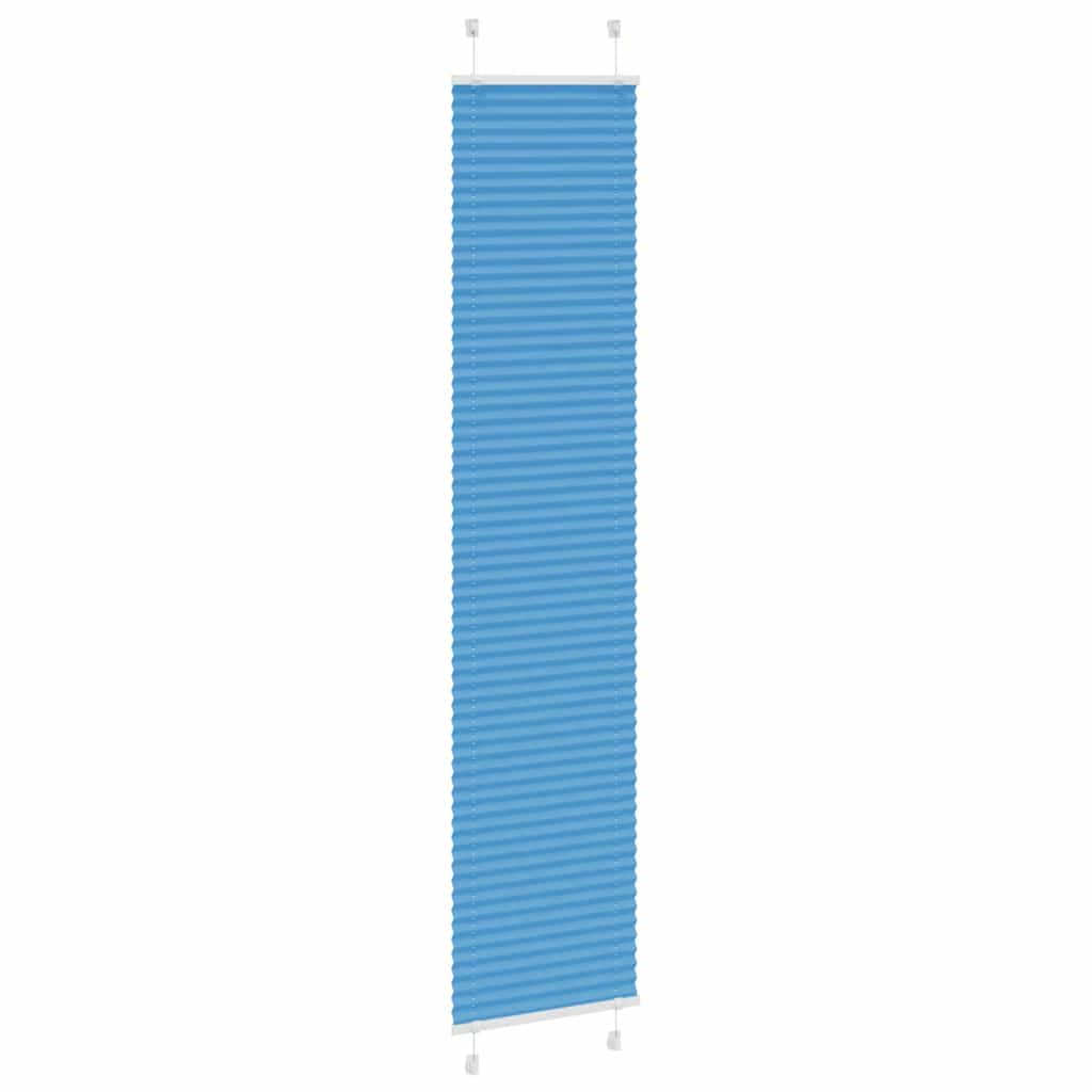 Vidaxl plissé rolgordijn 50x200 cm stofbreedte 49,4 cm polyester blauw