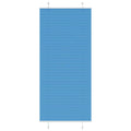 Vidaxl plissé rolgordijn 85x200 cm stofbreedte 84,4 cm polyester blauw