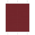 Vidaxl plissé rolgordijn 105x100cm stofbreedte 104,4cm bordeauxrood