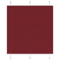 Vidaxl plissé rolgordijn 120x100cm stofbreedte 119,4cm bordeauxrood