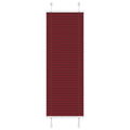 Vidaxl plissé rolgordijn 50x150 cm stofbreedte 49,4 cm bordeauxrood