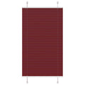 Vidaxl plissé rolgordijn 70x150 cm stofbreedte 69,4 cm bordeauxrood