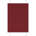 Vidaxl plissé rolgordijn 85x150 cm stofbreedte 84,4 cm bordeauxrood