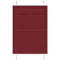 Vidaxl plissé rolgordijn 95x150 cm stofbreedte 94,4 cm bordeauxrood
