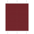 Vidaxl plissé rolgordijn 105x150cm stofbreedte 104,4cm bordeauxrood
