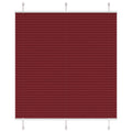 Vidaxl plissé rolgordijn 115x150cm stofbreedte 114,4cm bordeauxrood
