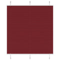 Vidaxl plissé rolgordijn 120x150cm stofbreedte 119,4cm bordeauxrood