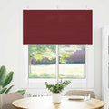 Vidaxl plissé rolgordijn 120x150cm stofbreedte 119,4cm bordeauxrood