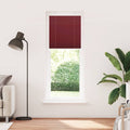 Vidaxl plissé rolgordijn 75x200 cm stofbreedte 74,4 cm bordeauxrood