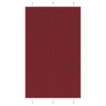 Vidaxl plissé rolgordijn 115x200cm stofbreedte 114,4cm bordeauxrood