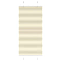 Vidaxl plissé rolgordijn 60x100 cm stofbreedte 59,4 cm polyester crème