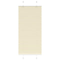 Vidaxl plissé rolgordijn 65x100 cm stofbreedte 64,4 cm polyester crème