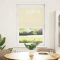 Vidaxl plissé rolgordijn 70x100 cm stofbreedte 69,4 cm polyester crème