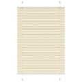 Vidaxl plissé rolgordijn 100x100 cm stofbreedte 99,4cm polyester crème