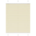 Vidaxl plissé rolgordijn 110x100cm stofbreedte 109,4cm polyester crème