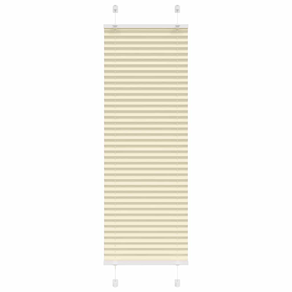 Vidaxl plissé rolgordijn 40x150 cm stofbreedte 39,4 cm polyester crème