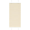 Vidaxl plissé rolgordijn 65x150 cm stofbreedte 64,4 cm polyester crème