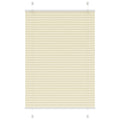 Vidaxl plissé rolgordijn 95x150 cm stofbreedte 94,4 cm polyester crème