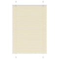 Vidaxl plissé rolgordijn 100x150 cm stofbreedte 99,4cm polyester crème
