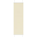 Vidaxl plissé rolgordijn 55x200 cm stofbreedte 54,4 cm polyester crème