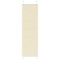 Vidaxl plissé rolgordijn 60x200 cm stofbreedte 59,4 cm polyester crème