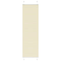 Vidaxl plissé rolgordijn 65x200 cm stofbreedte 64,4 cm polyester crème
