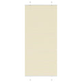 Vidaxl plissé rolgordijn 90x200 cm stofbreedte 89,4 cm polyester crème