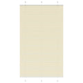 Vidaxl plissé rolgordijn 115x200cm stofbreedte 114,4cm polyester crème