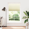 Vidaxl plissé rolgordijn 115x200cm stofbreedte 114,4cm polyester crème