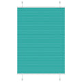 Vidaxl plissé rolgordijn 95x100 cm stofbreedte 94,4 cm petrol groen