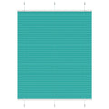 Vidaxl plissé rolgordijn 110x100 cm stofbreedte 109,4cm petrol groen