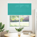 Vidaxl plissé rolgordijn 115x100cm stofbreedte 114,4cm petrol groen