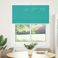 Vidaxl plissé rolgordijn 120x100cm stofbreedte 119,4cm petrol groen