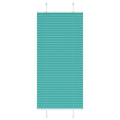 Vidaxl plissé rolgordijn 65x150 cm stofbreedte 64,4 cm petrol groen