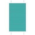 Vidaxl plissé rolgordijn 75x150 cm stofbreedte 74,4 cm petrol groen
