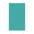 Vidaxl plissé rolgordijn 80x150 cm stofbreedte 79,4 cm petrol groen